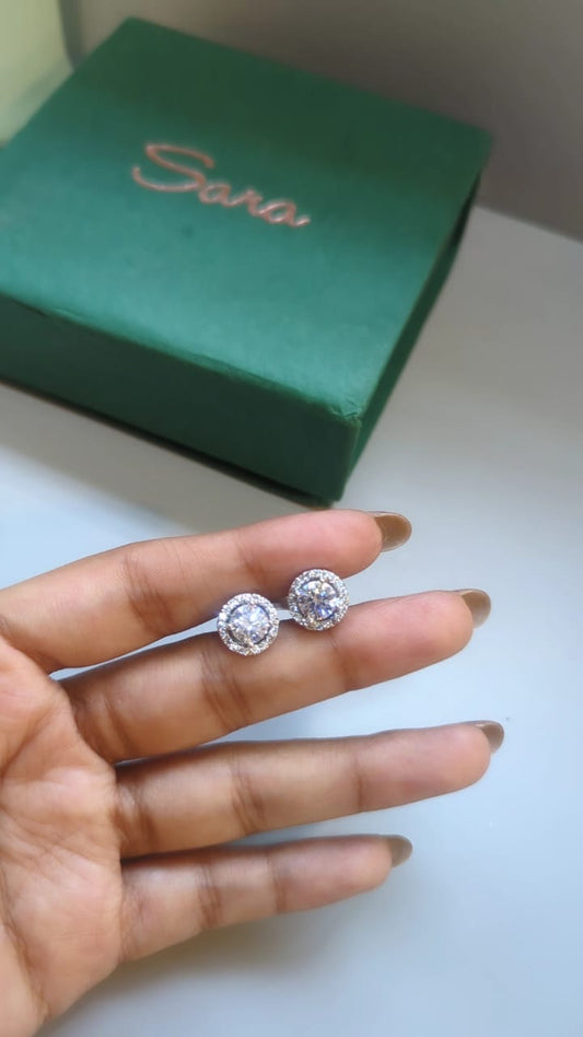 1 carat Round Solitaire with Halo