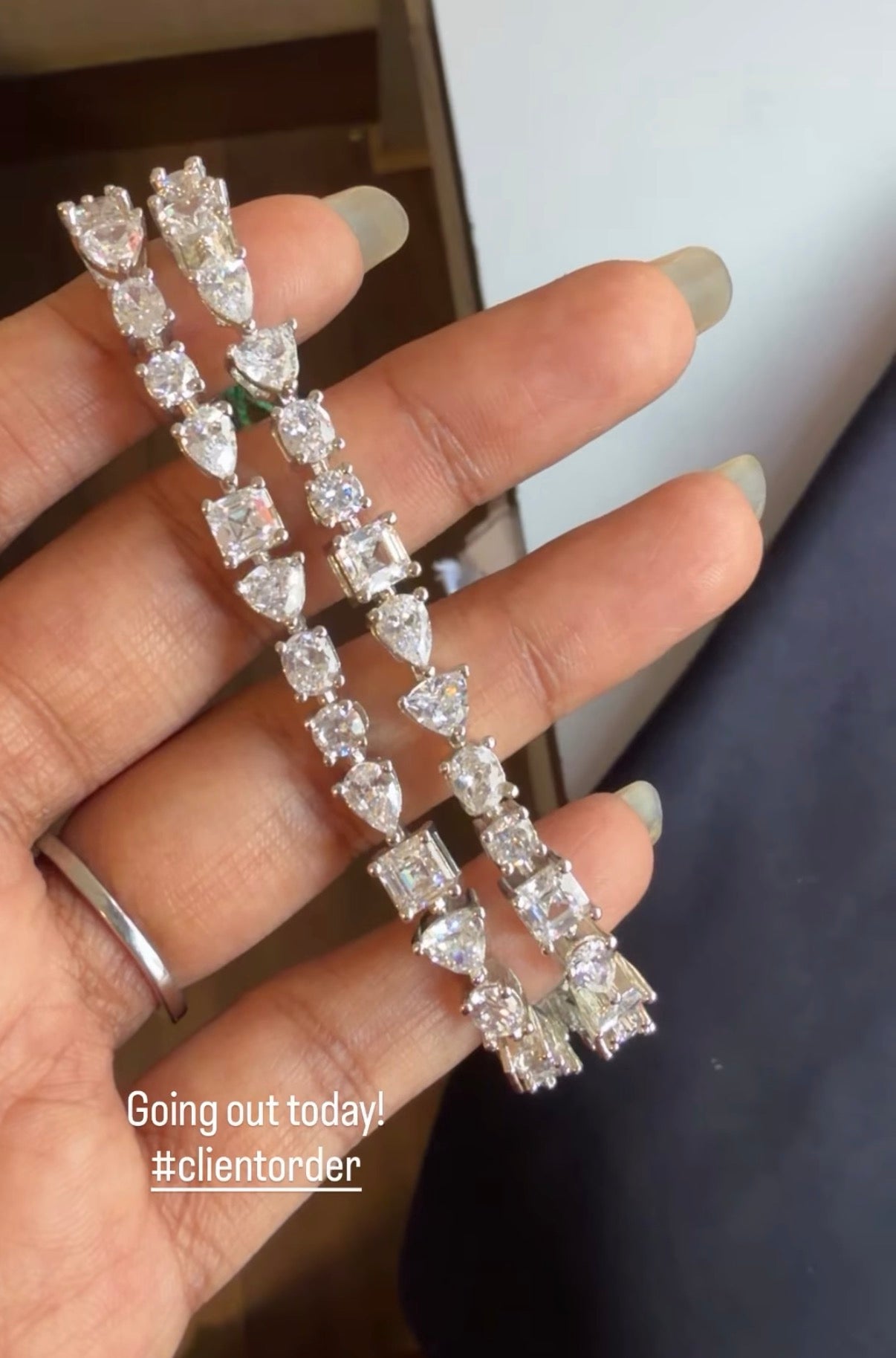 Bijlani Double Line Bracelet
