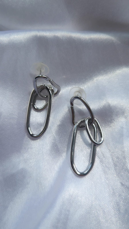 Lisa Safety Pin Earrings