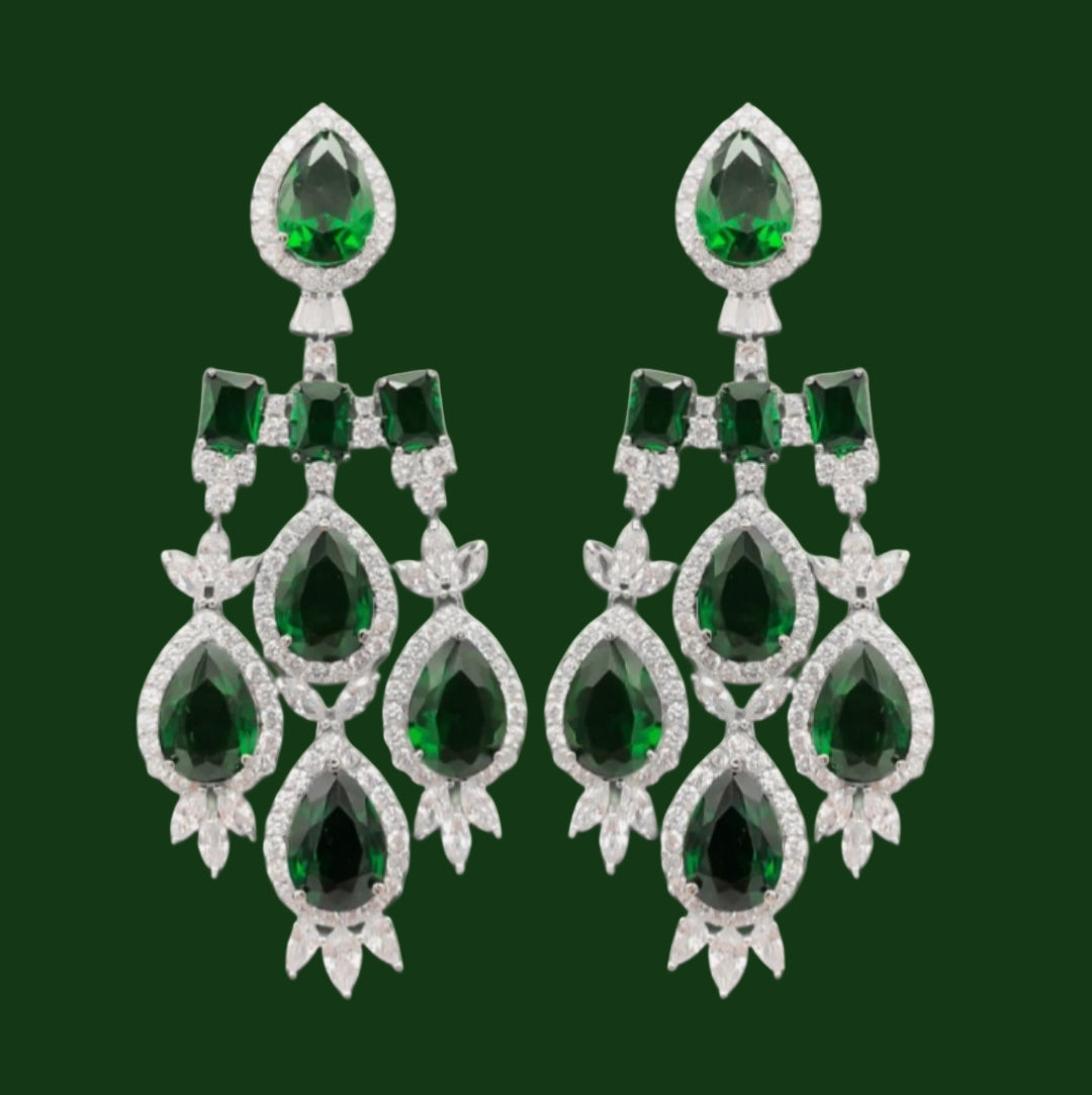 Sumitra Emerald Earrings