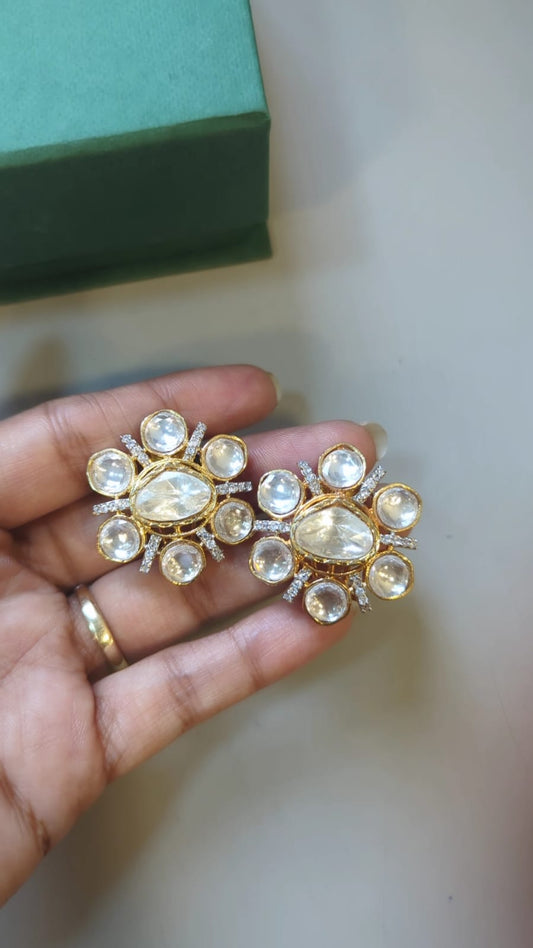 Ritu Polki Studs