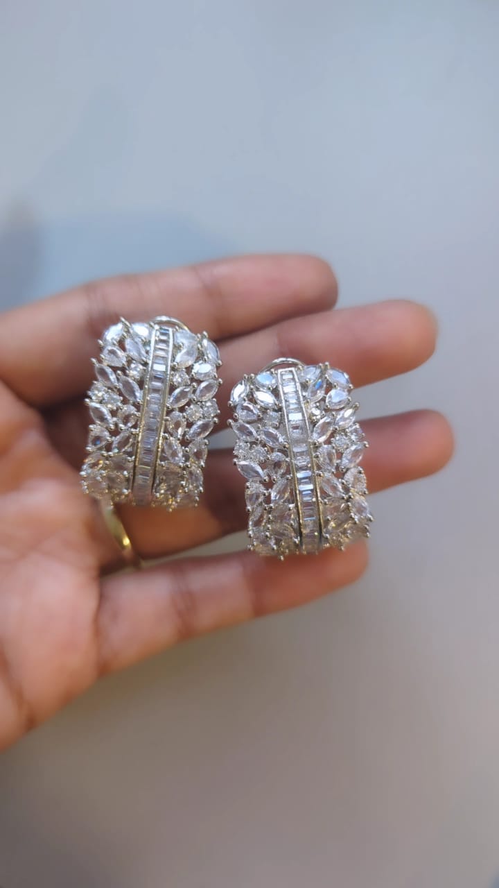 Sakshi Diamond Hoops