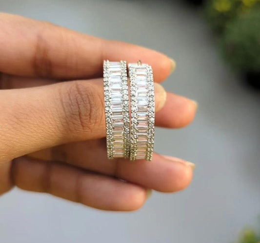 Silky Hoop Earrings