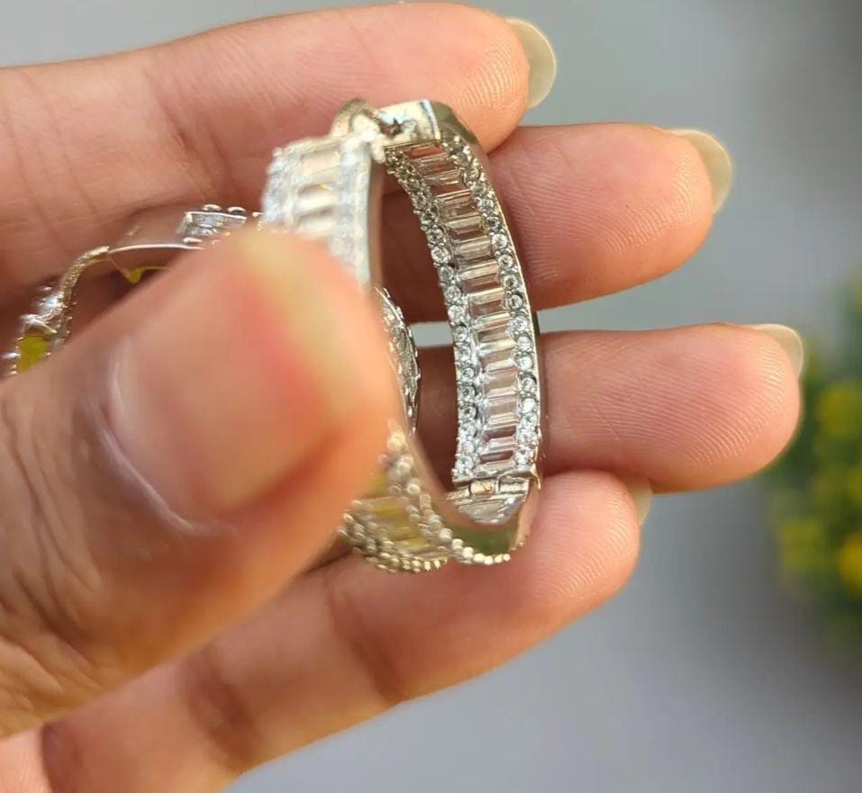Silky Hoop Earrings