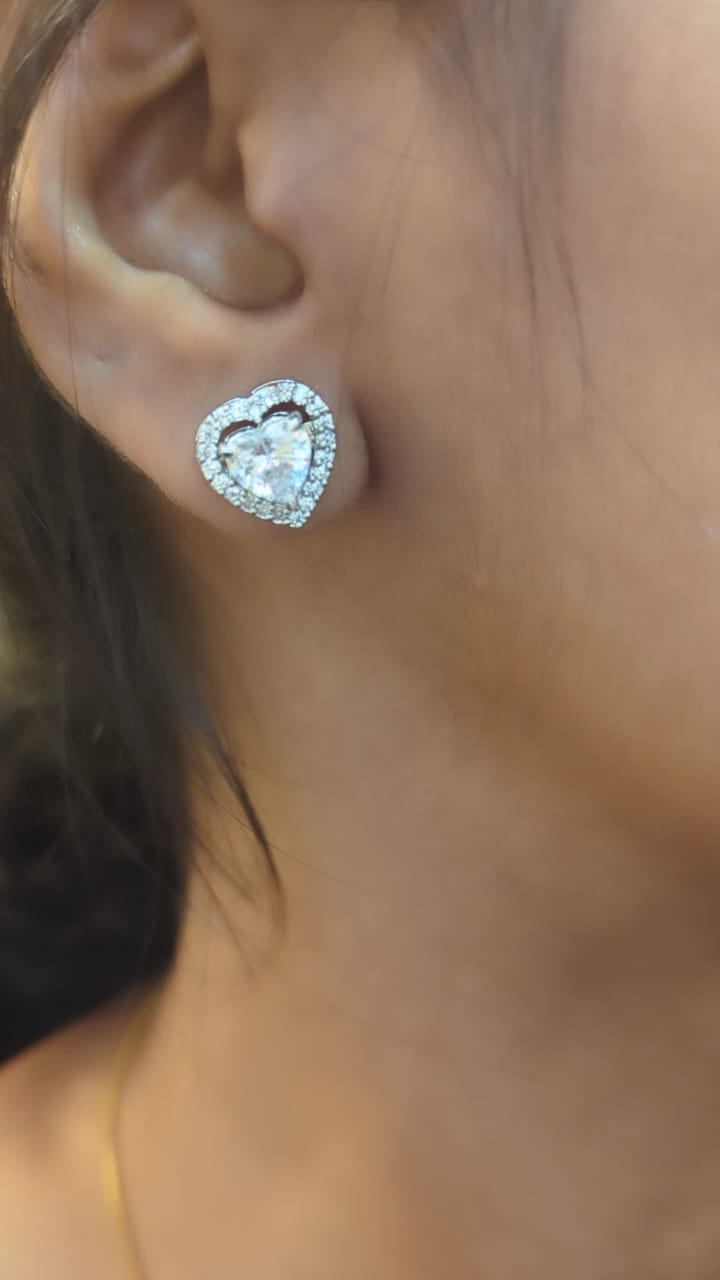 Sukriti Heart Studs