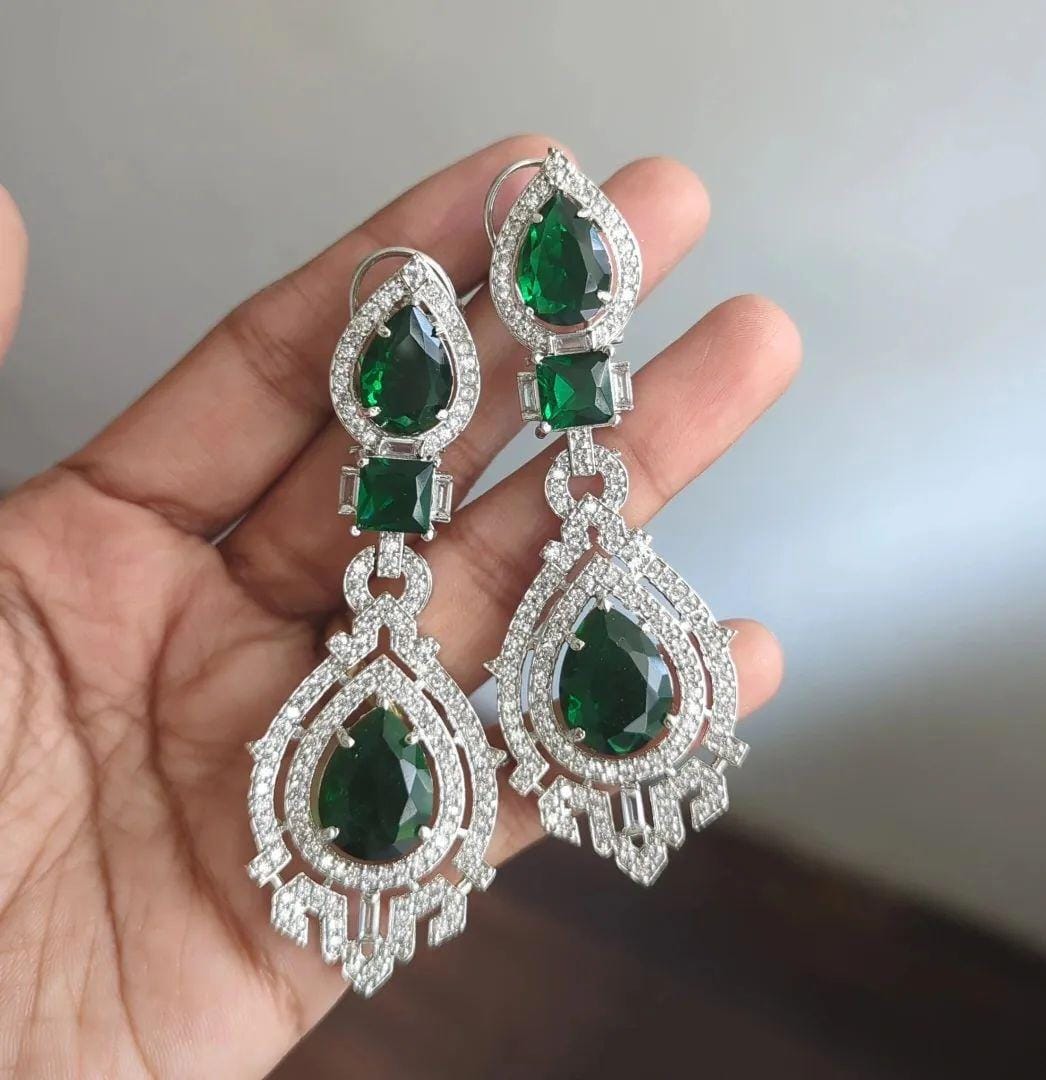 Vismita Emerald Earrings