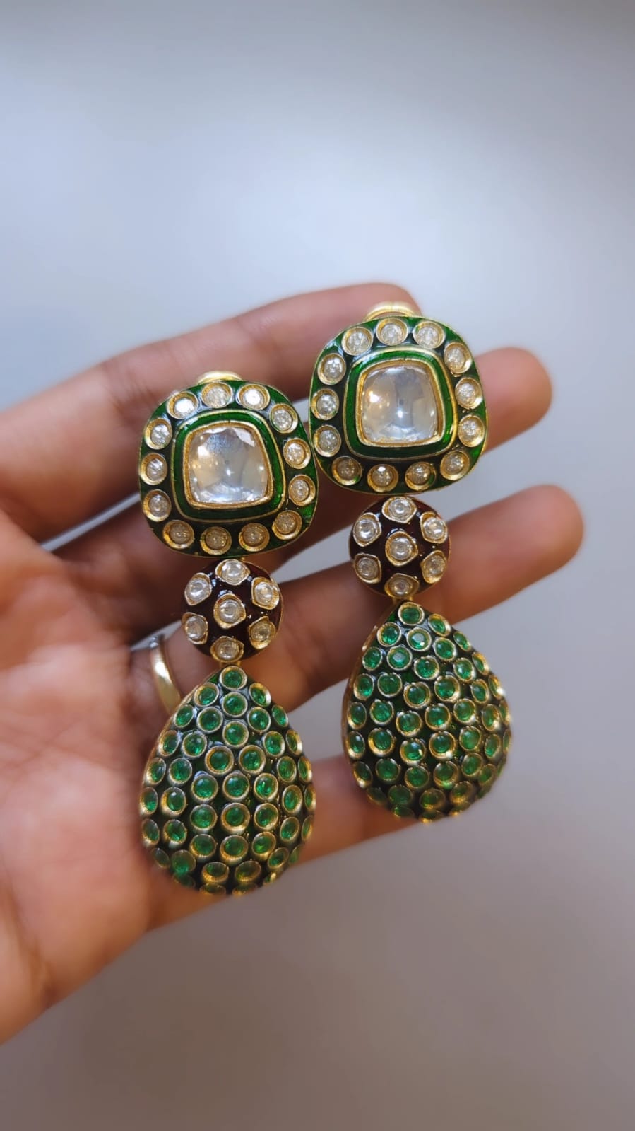 Pranaya Polki Earrings