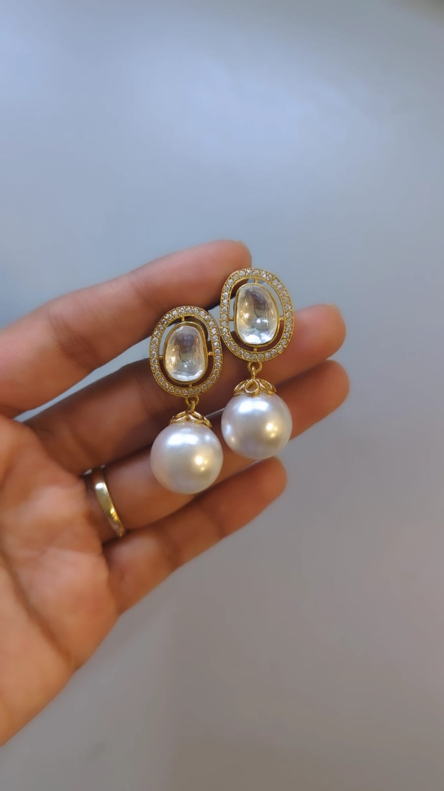 Mango Polki Earrings