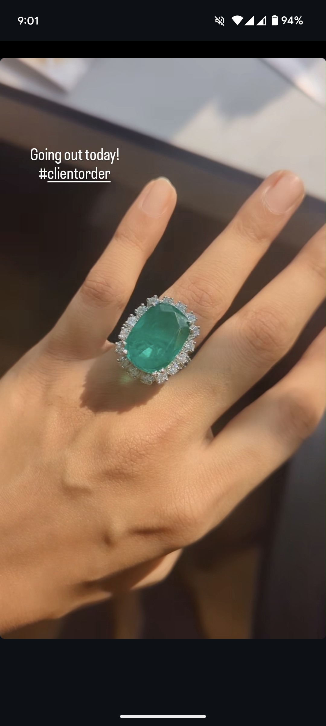 Emerald Doublet Ring