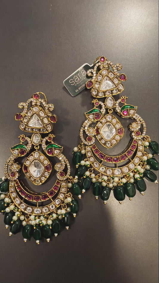 Sheeba Polki Chandbali