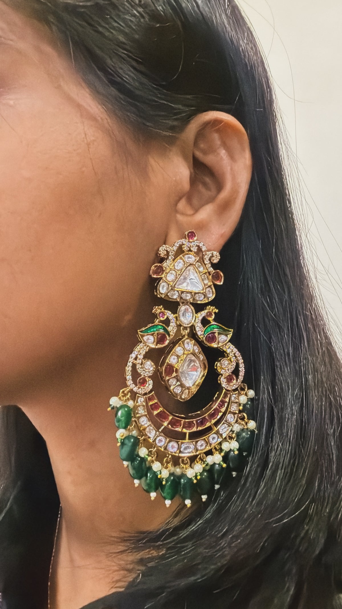 Sheeba Polki Chandbali