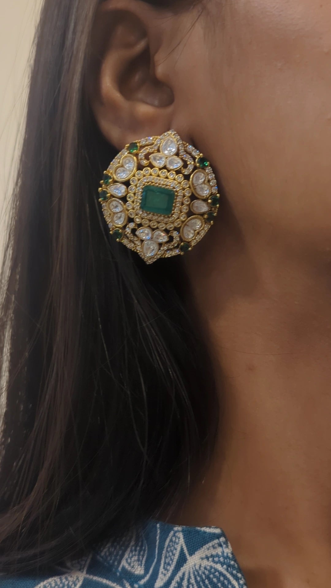 Kinal Jadau Studs
