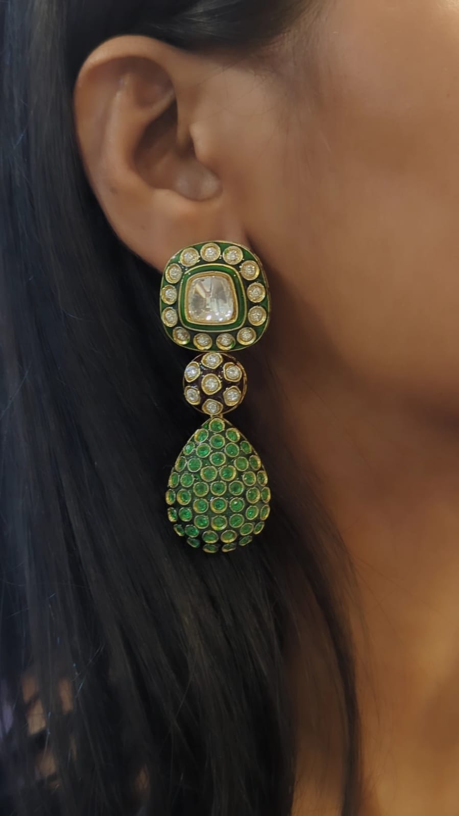 Pranaya Polki Earrings