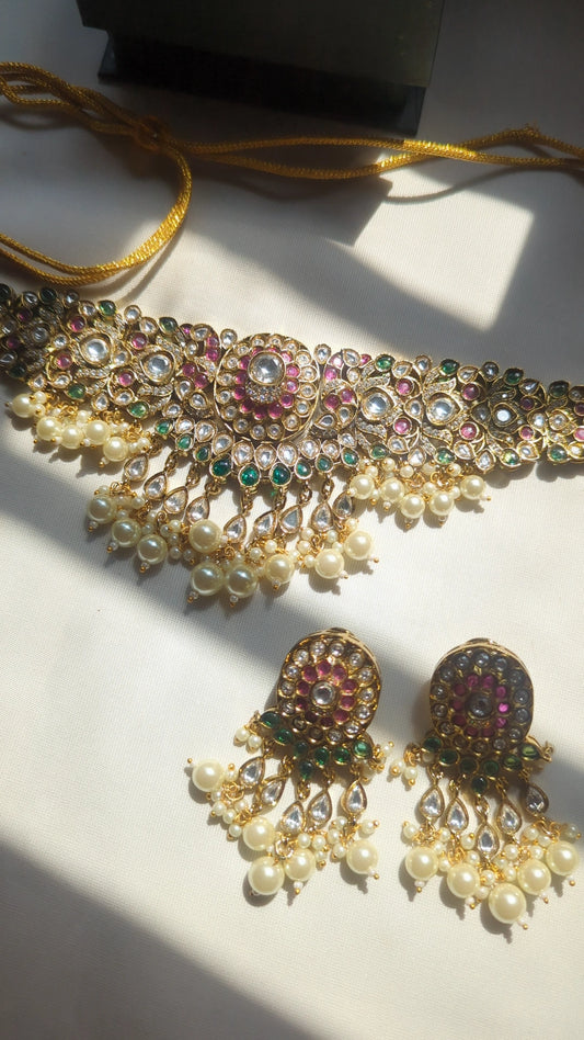 Swetna Jadau Choker Set