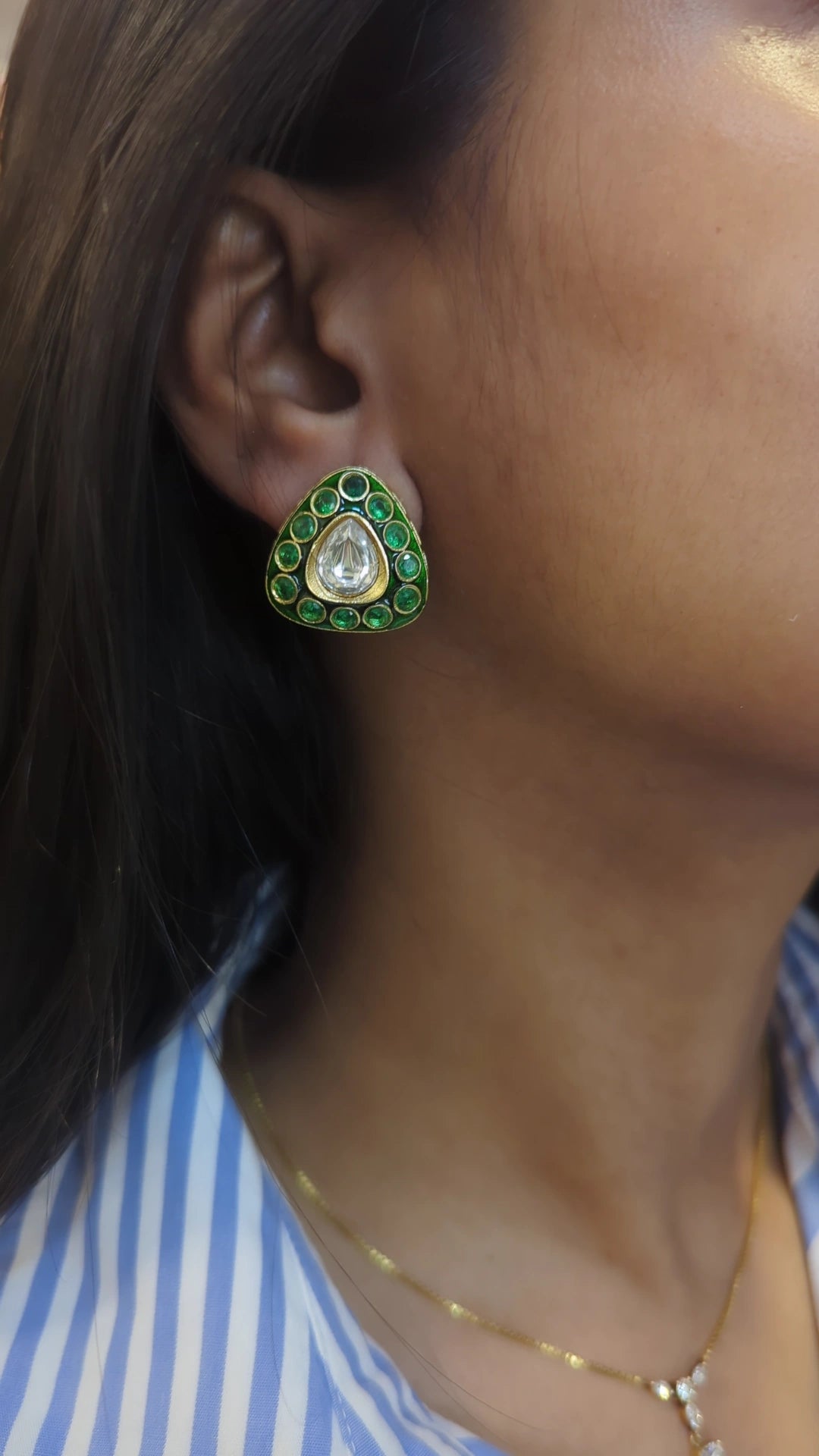 Kanta Polki Studs