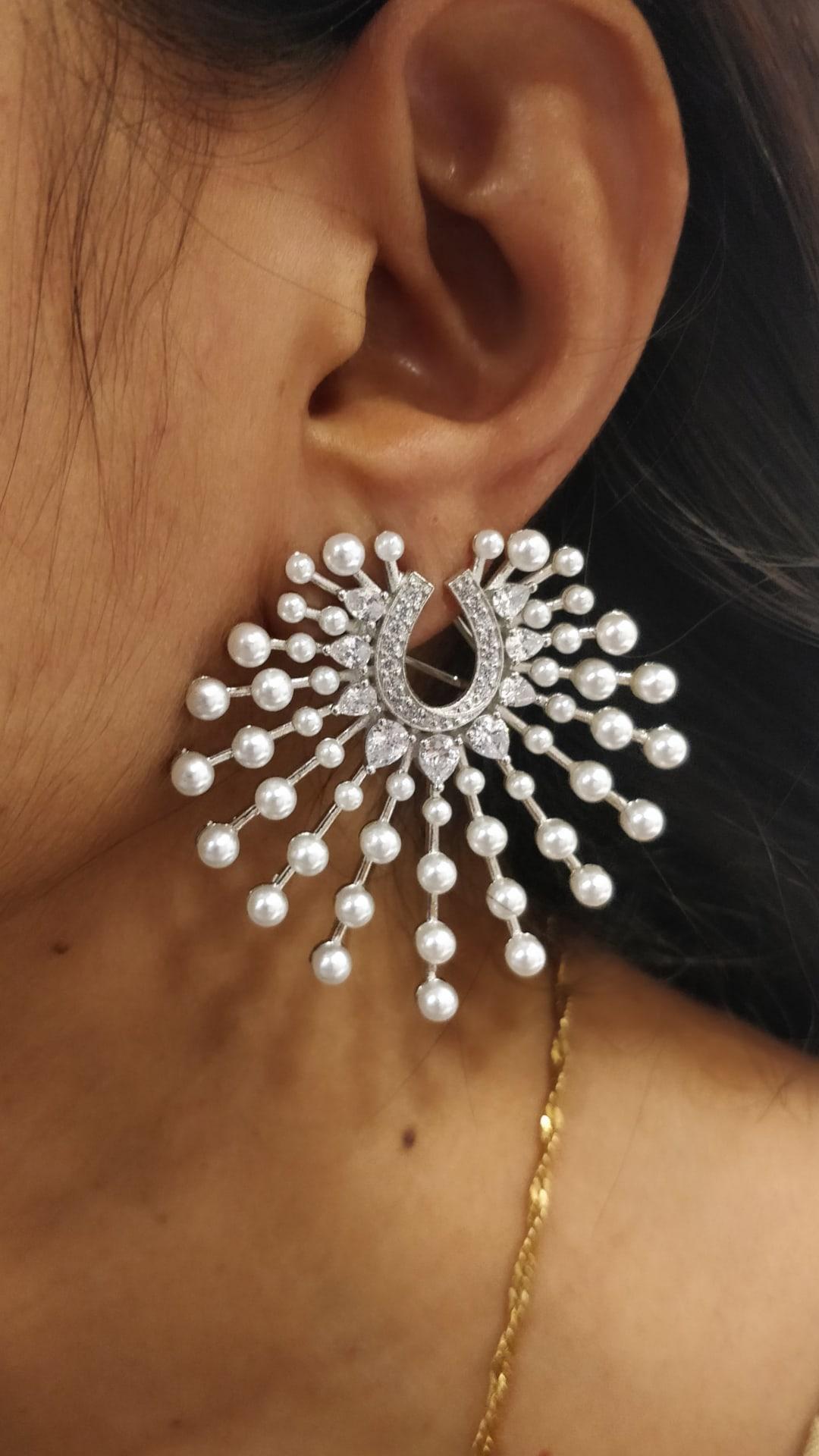 Kadambari Pearl Earrings